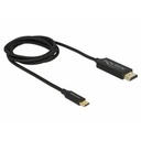 Delock USB-C í HDMI 4K 60Hz, hann/hann, 1 metri