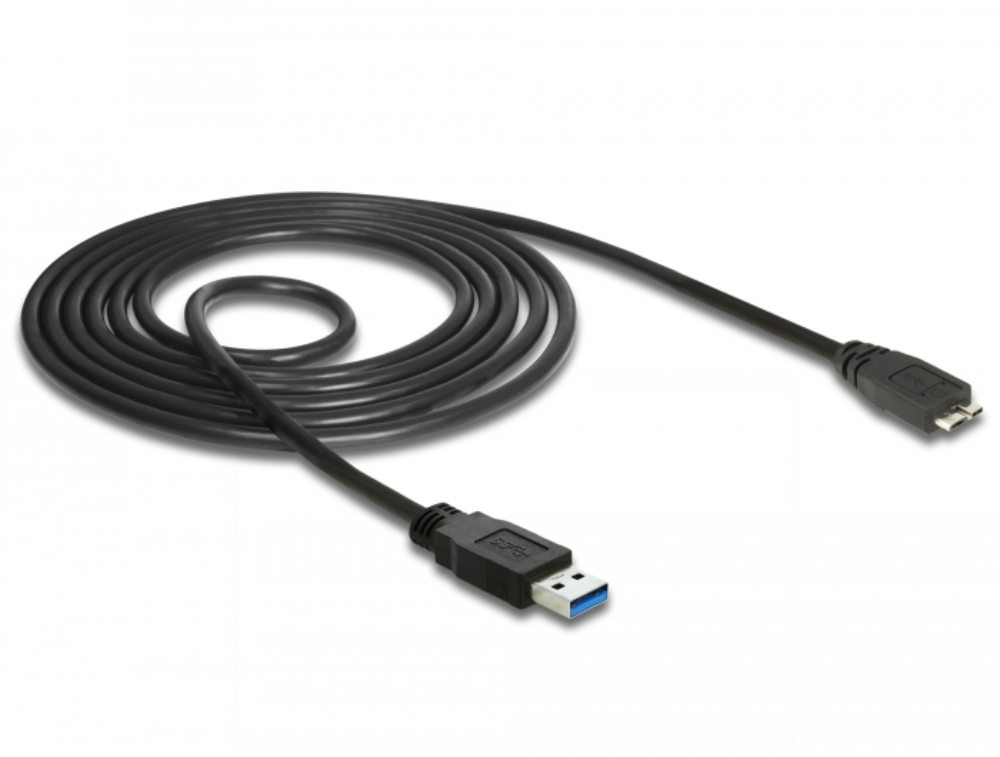 [85073] USB3.0 A í Micro-B kapall, 1,5 metri