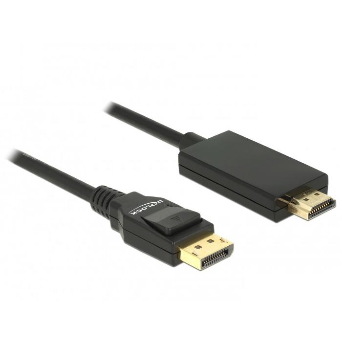 [85318] Displayport 1.2 í HDMI, 4k kapall, 3m