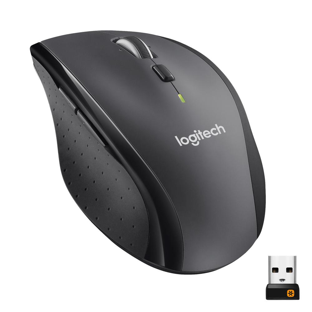 Logitech M705 þráðlaus mús, svört og grá