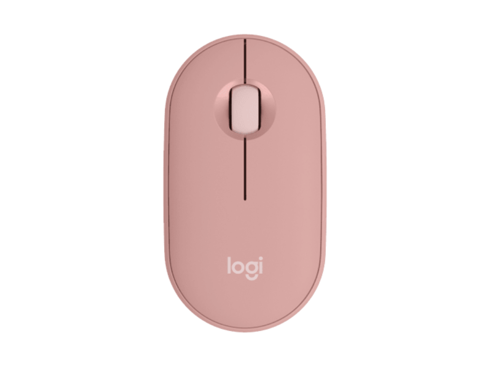 [910-007014] Logitech Pebble Mouse 2 M350s þráðlaus fartölvumús, bleik