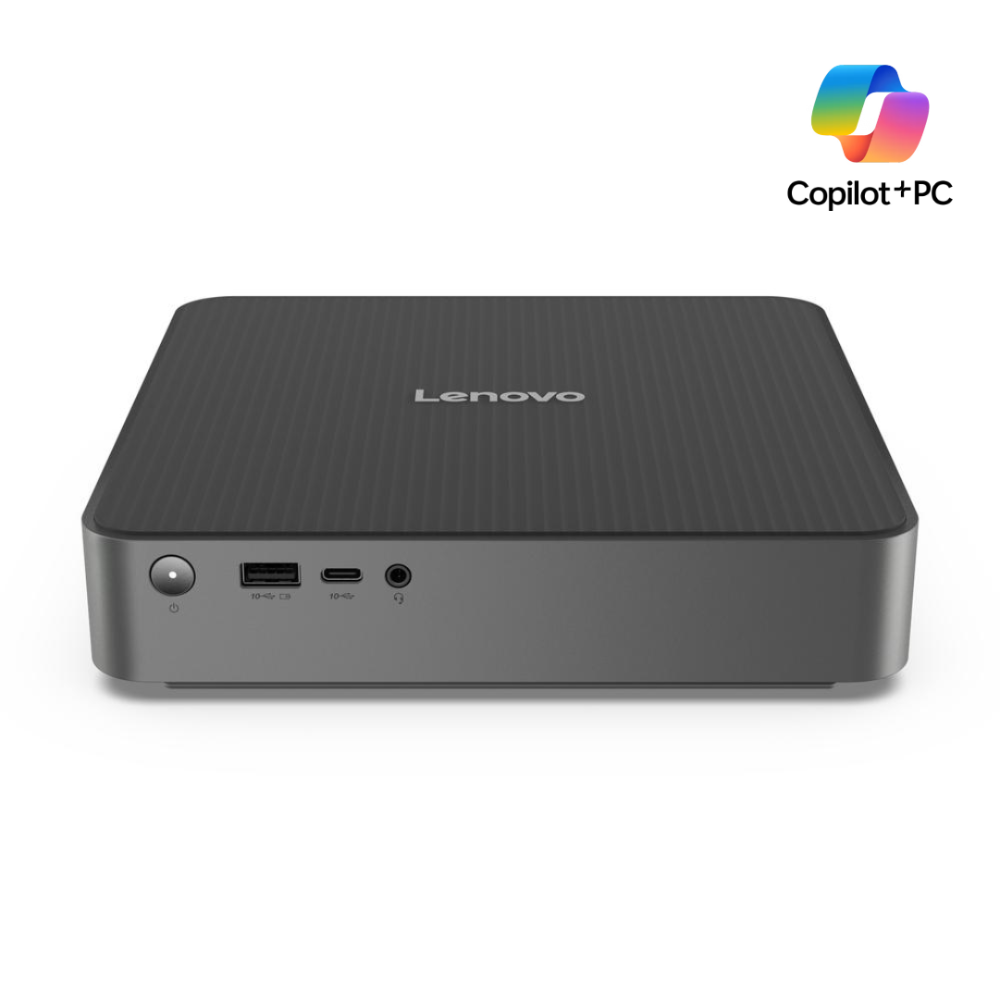 [91B6001JMW-TT] Lenovo IdeaCentre Mini AI+ smátölva, SD X X1-26-100 32GB 1TB W11ARM, Luna Grey