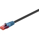 Goobay Cat6 utandyra RJ45-RJ45 netsnúra svört, 30.0m