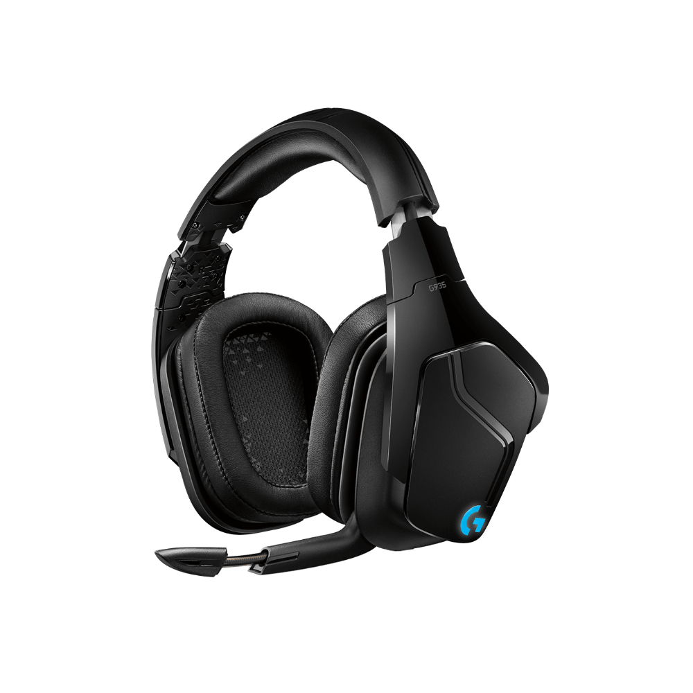 Logitech G935 þráðlaus leikjaheyrnartól, svört