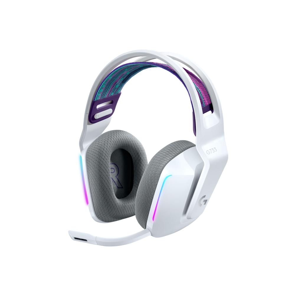 Logitech G733 LightSpeed þráðlaus leikjaheyrnartól, hvít