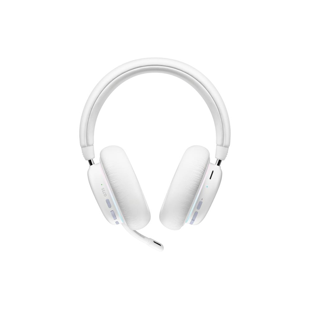 Logitech G735 LightSpeed þráðlaus RGB leikjaheyrnartól, Off-White hvít