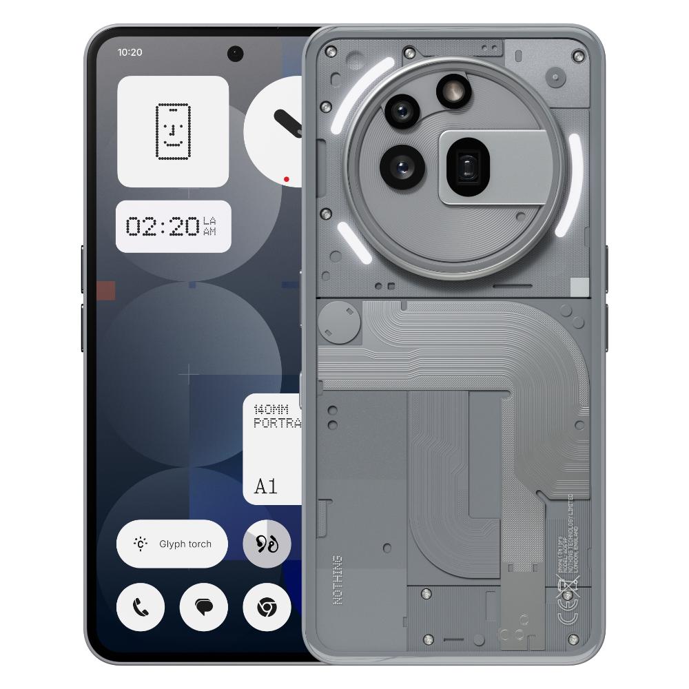 [A10400167] Nothing Phone (3a) Pro 5G 12+256GB, Grár