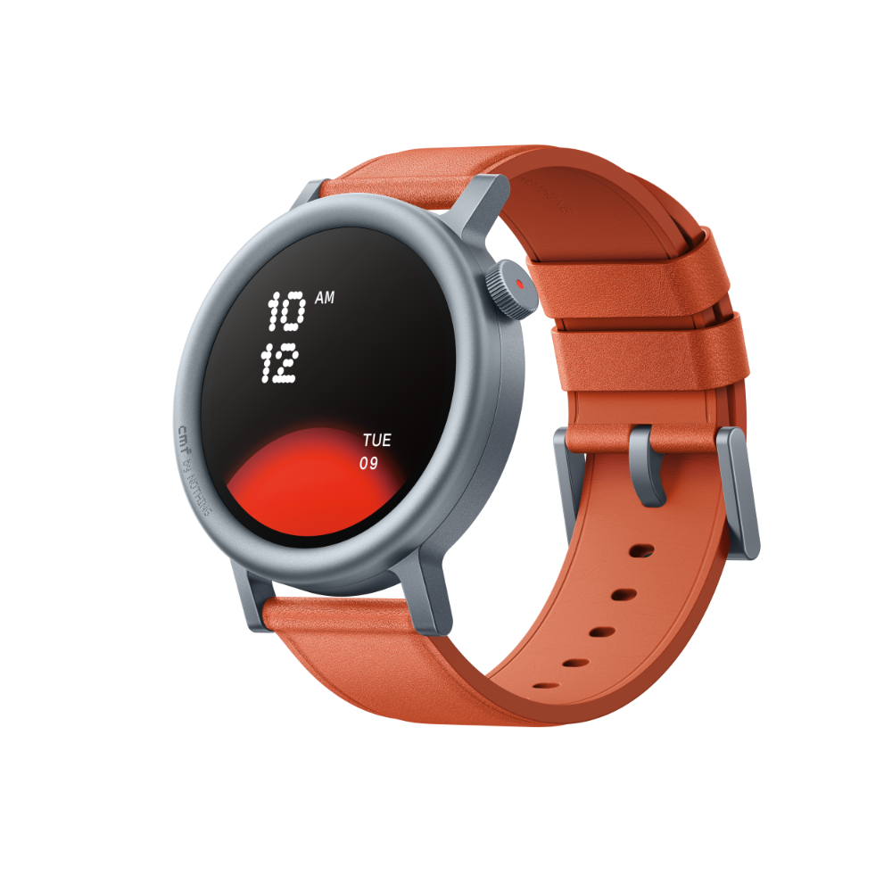 [A10700014] CMF by Nothing Watch Pro 2 snjallúr, Appelsínugult (Leður)