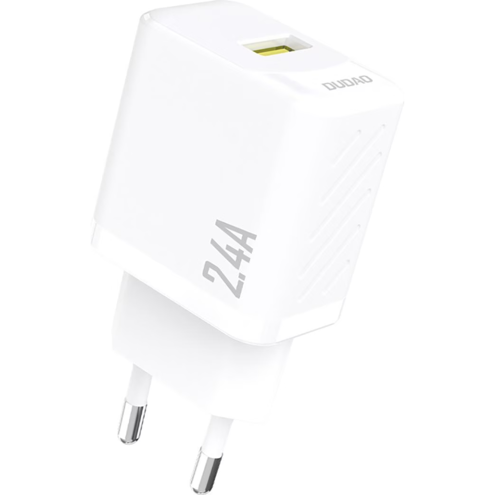[A23EU-WH] 12W Dudao A23EU USB-A hleðslutæki, hvítt
