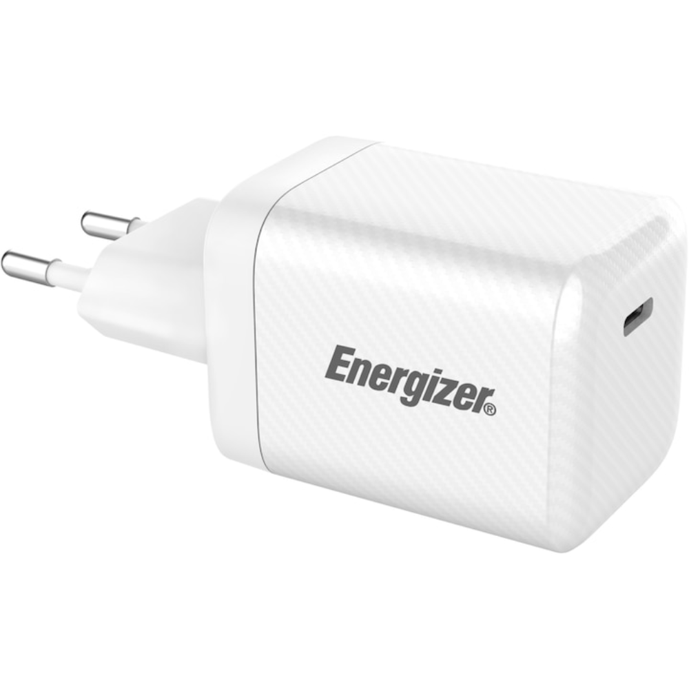 [A45EU] 45W Energizer USB-C PD QC GaN hleðslutæki, hvítt