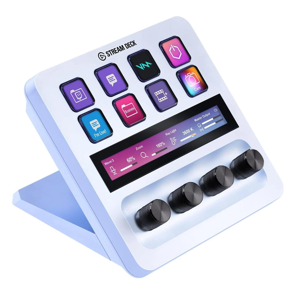 [10GBD9911] Elgato Stream Deck+ stjórnborð, hvítt