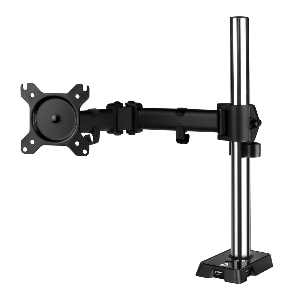 [AEMNT00052A] Arctic Z1 skjáarmur fyrir tölvuskjá með USB hub, silfur/svört