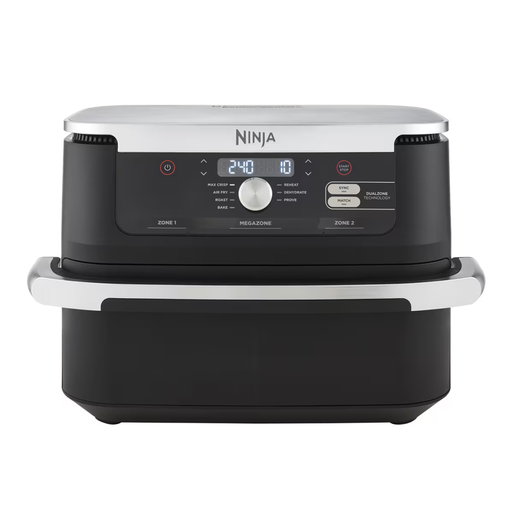 [AF500EU] Ninja Foodi AF500EU 2x 10,4L tvöfaldur Air Fryer, FlexDrawer, 7 aðgerðir, 2470W