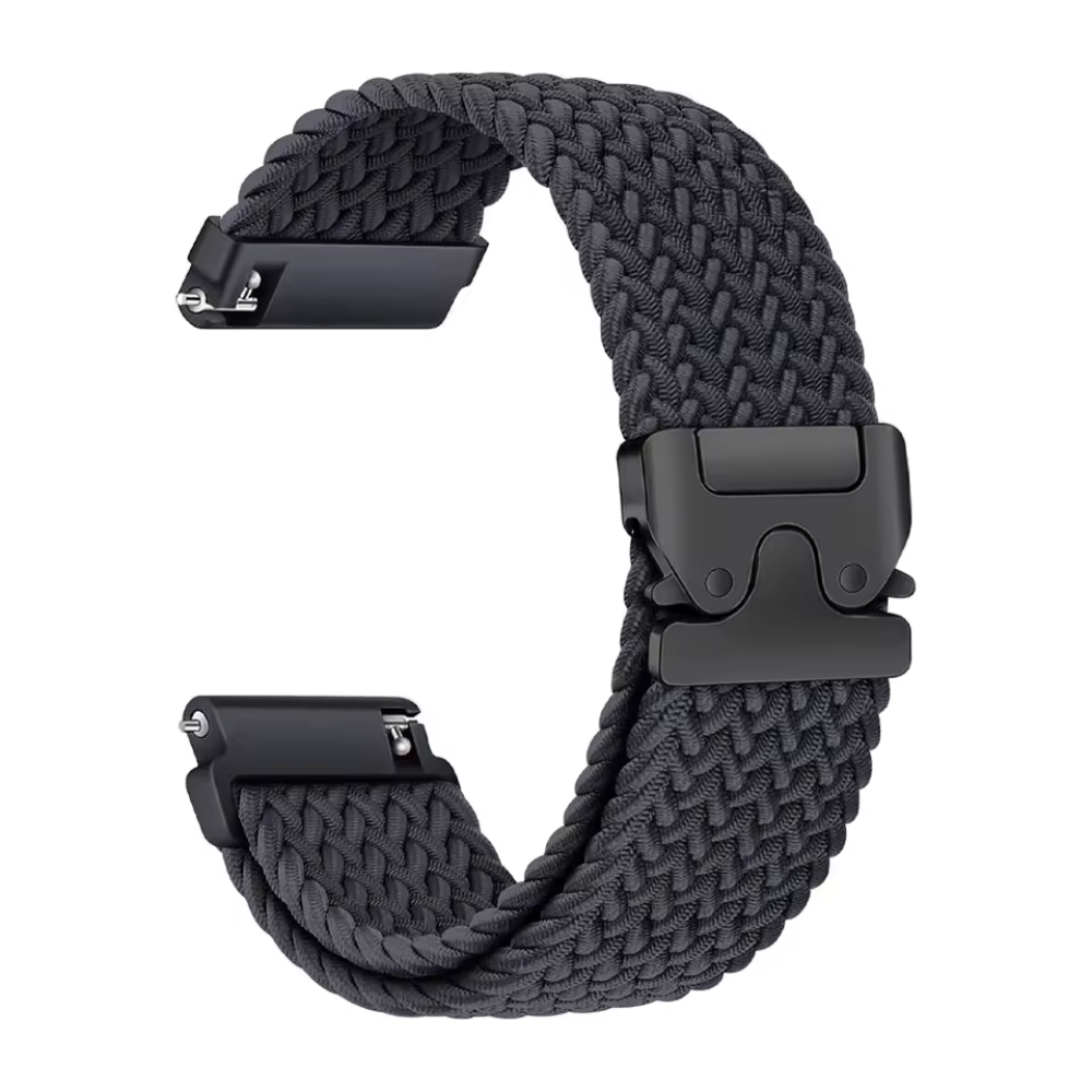 Úra ól - Ól úr tauefni - 22mm ól fyrir Amazfit heilsu úr, Midnight með smellulás