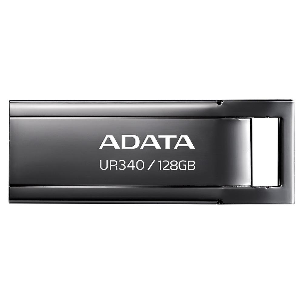 [AROY-UR340-128GBK] ADATA UR340 128GB USB minnislykill, Metal svartur