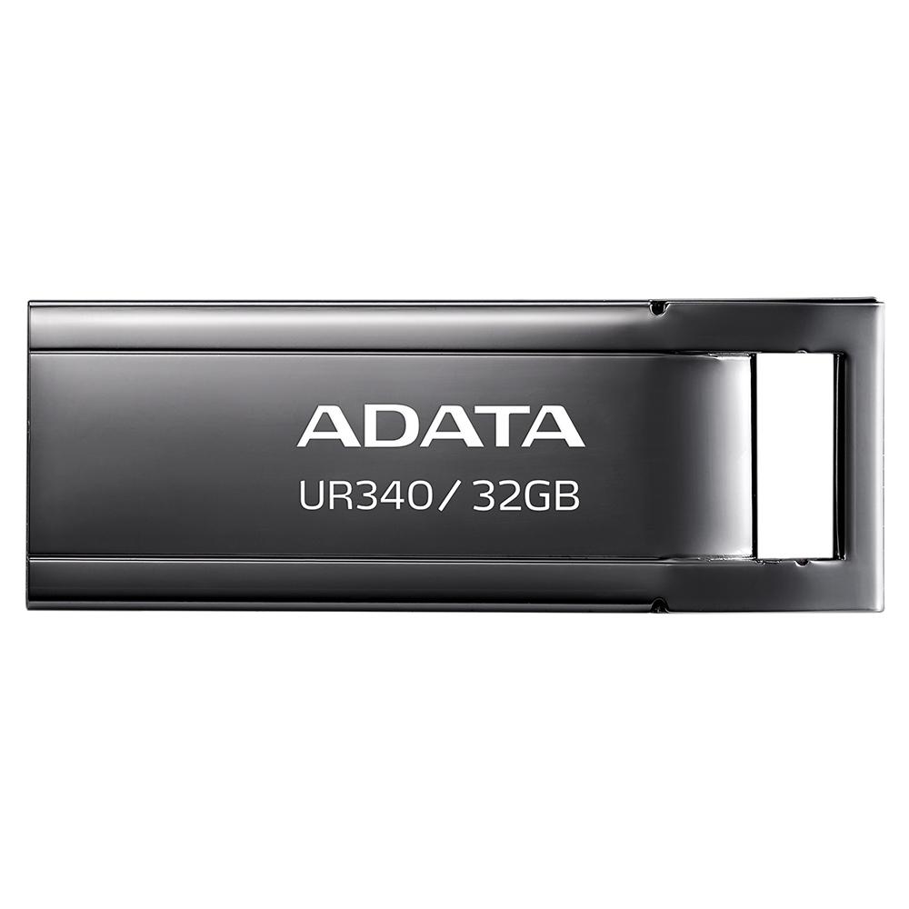 [AROY-UR340-32GBK] ADATA UR340 32GB USB minnislykill, Metal svartur