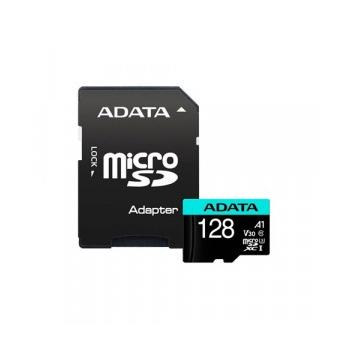 [AUSDX128GUI3V30SA2] ADATA MicroSD 128GB class 10 UHS-1 U3 háhraða minniskort m/SD-breytistykki