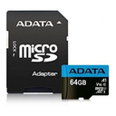 ADATA MicroSD 64GB class 10 UHS-1 U1 minniskort m/SD-breytistykki