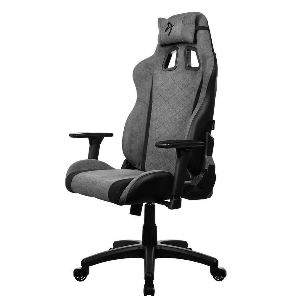 Arozzi Avanti Soft fabric leikjastóll, ösku grár