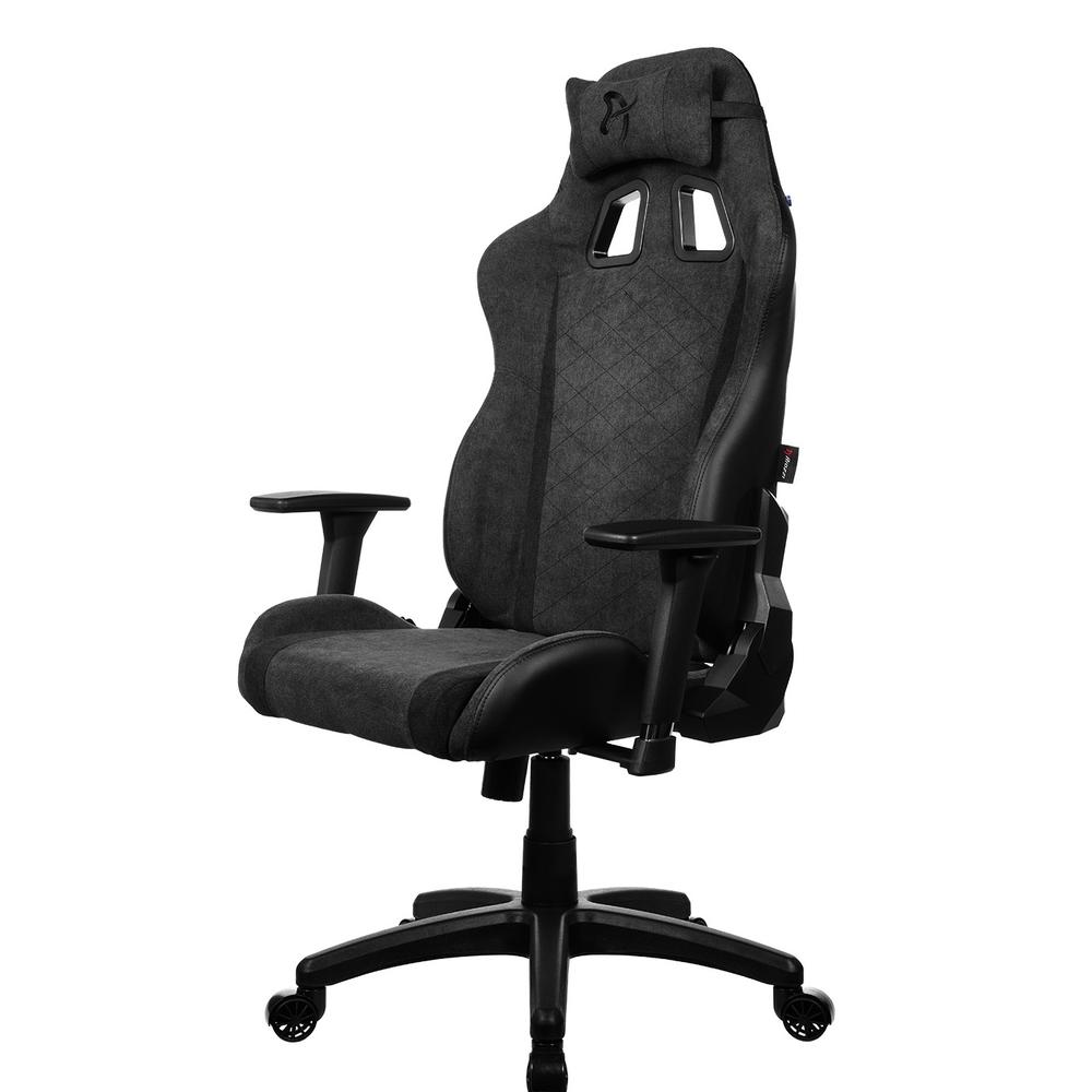 Arozzi Avanti Soft fabric leikjastóll, dökk grár
