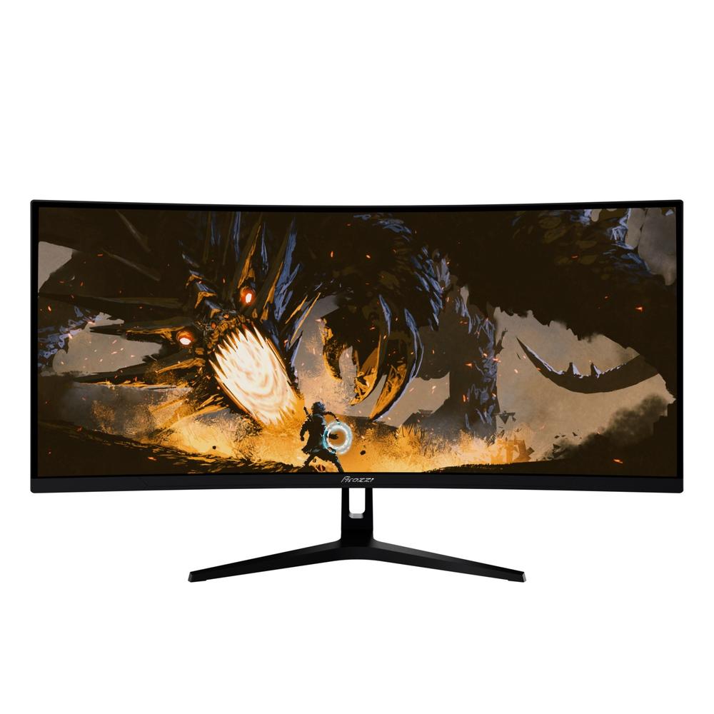[AZ-NO-34T2K165-BK] Arozzi Nova 34" UW-QHD VA 165Hz HDR10 21:9 Sveigður leikjaskjár, svartur