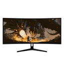 Arozzi Nova 34" UW-QHD VA 165Hz HDR10 21:9 Sveigður leikjaskjár, svartur