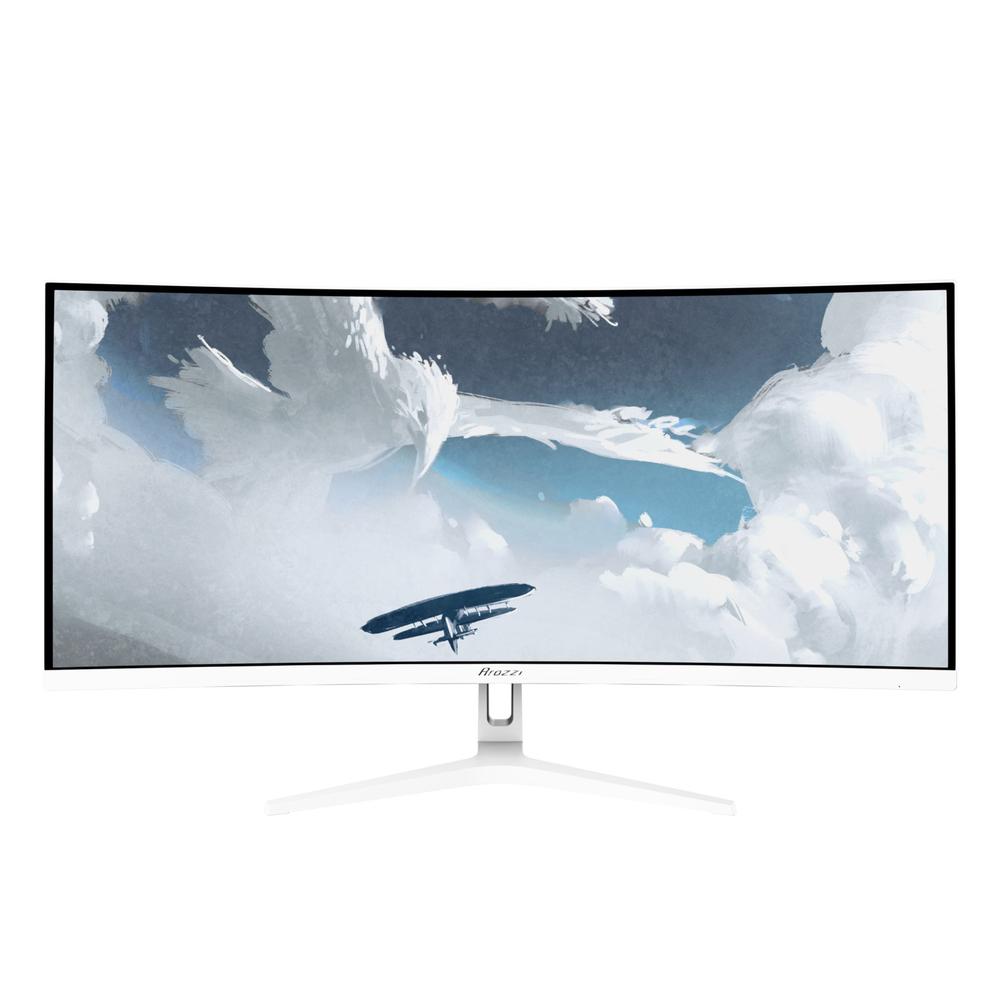 [AZ-NO-34T2K165-WT] Arozzi Nova 34" UW-QHD VA 165Hz HDR10 21:9 Sveigður leikjaskjár, hvítur