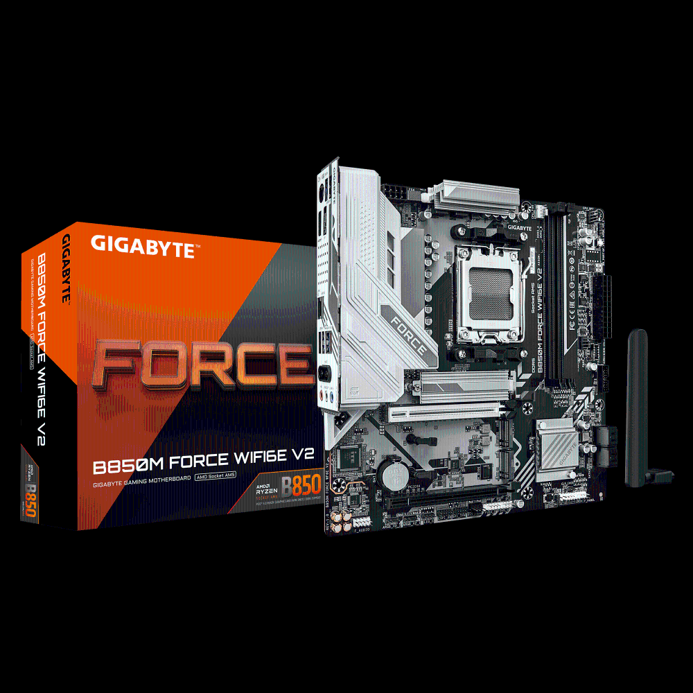 [B850M FORCE WF6E] Gigabyte B850M Force Wi-Fi DDR5 móðurborð