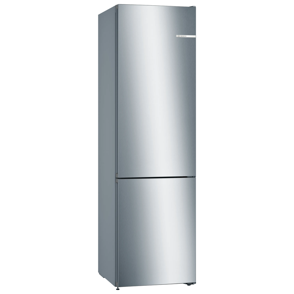 [BCKGN 36VLED] Bosch Serie 4 kæli- og frystiskápur, 186cm, 237+89L, 0°C skúffa, stál, 5 ára ábyrgð