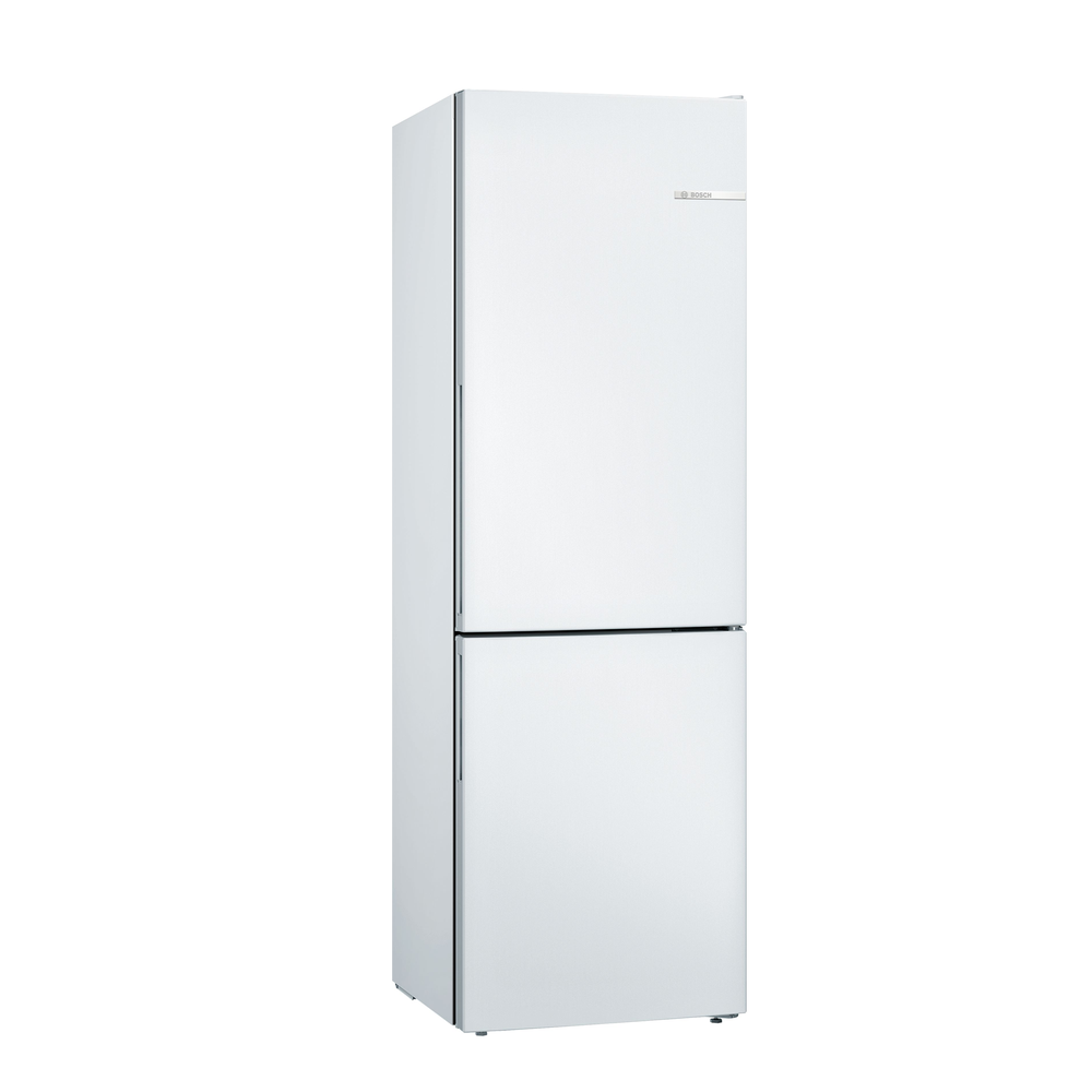 [BCKGV 36VWEAS] Bosch Serie 4 kæli- og frystiskápur, 186cm, 214+94L, hvítur, 5 ára ábyrgð