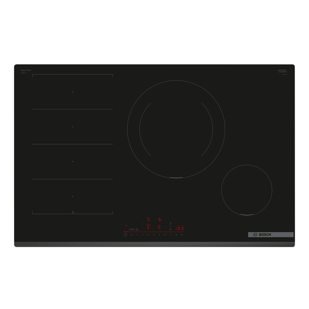 [BCPXE 831HC1E] Bosch Serie 6 spanhelluborð, DirectSelect, PowerBoost, DishAssistant, 5 ára ábyrgð