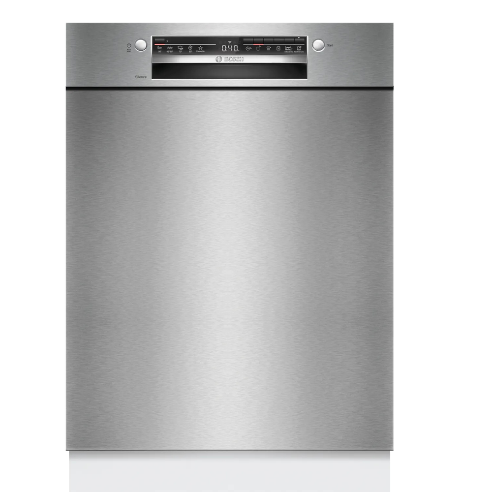 [BCSMU 2HVS02E] Bosch Serie 2 uppþvottavél, 14 manna, hnífap.skúffa, stál