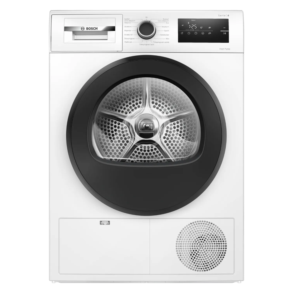 [BCWTH 85V0BSN] Bosch Serie 4 þurrkari, 8kg, hvítur, 5 ára ábyrgð