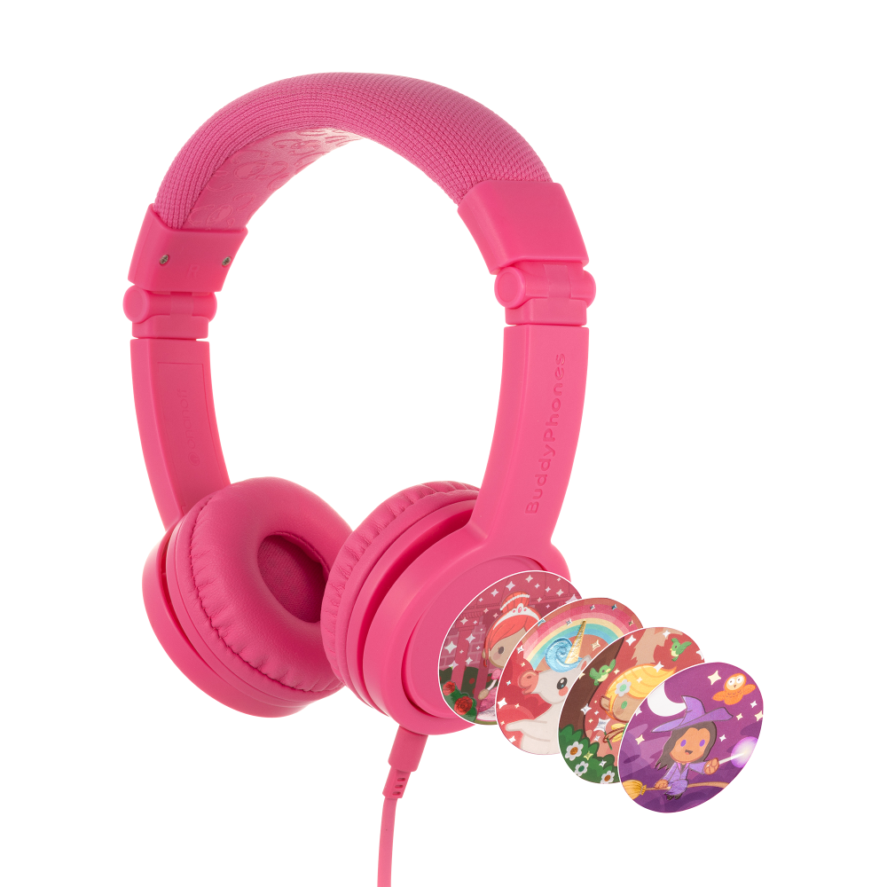 [BP-EXPLOREP-PINK] BuddyPhones Explore+ krakkaheyrnartól, bleik