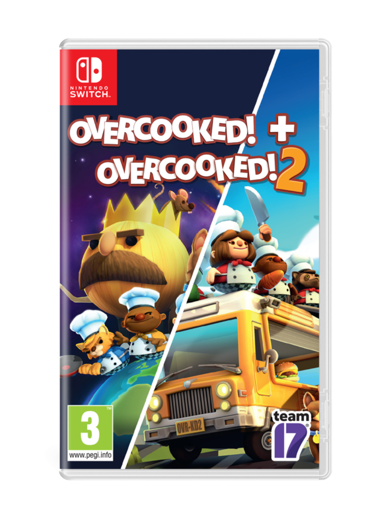 [1139644] Overcooked + Overcooked 2 - Nintendo Switch tölvuleikjapakki