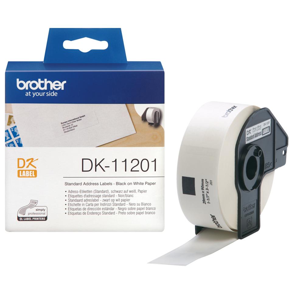 [BRODK11201] Brother DK-11201 límmiðarúlla, 29x90, 400 stk