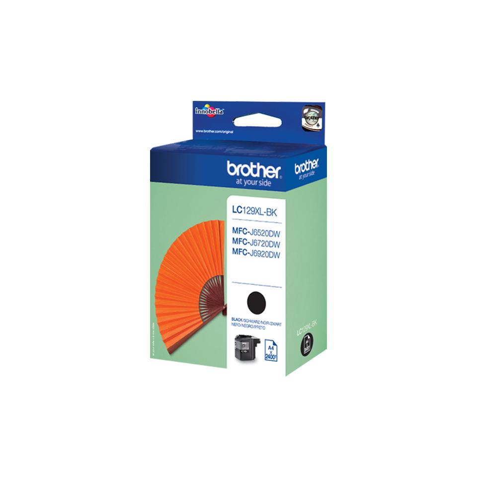 Brother LC129XLBK svart XL blekhylki