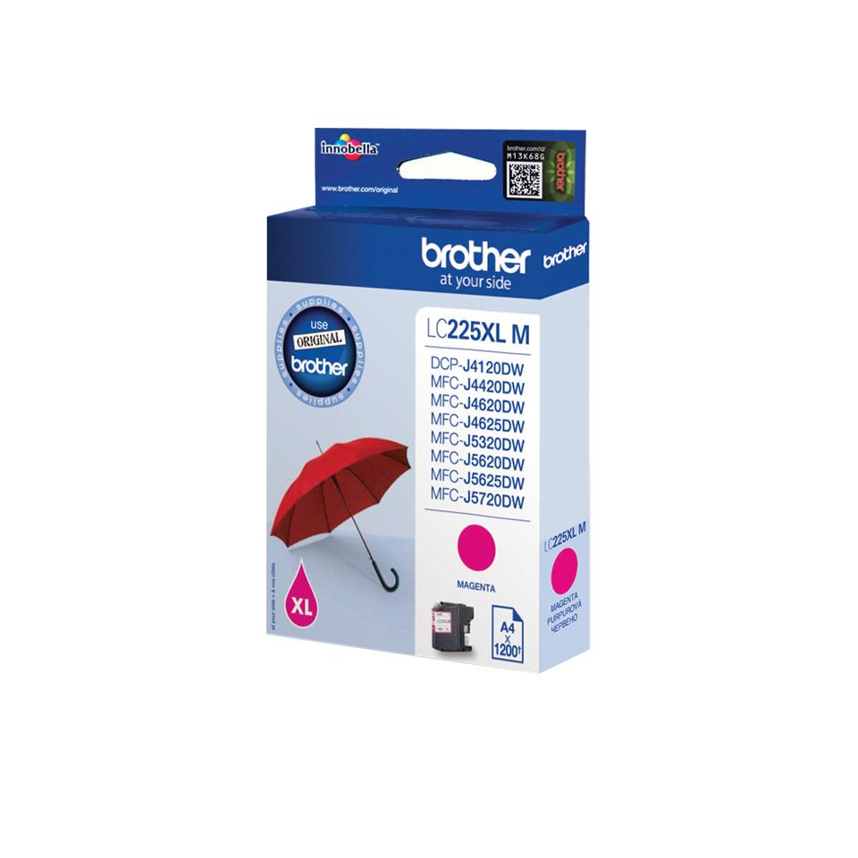Brother LC225XLM rautt XL blekhylki