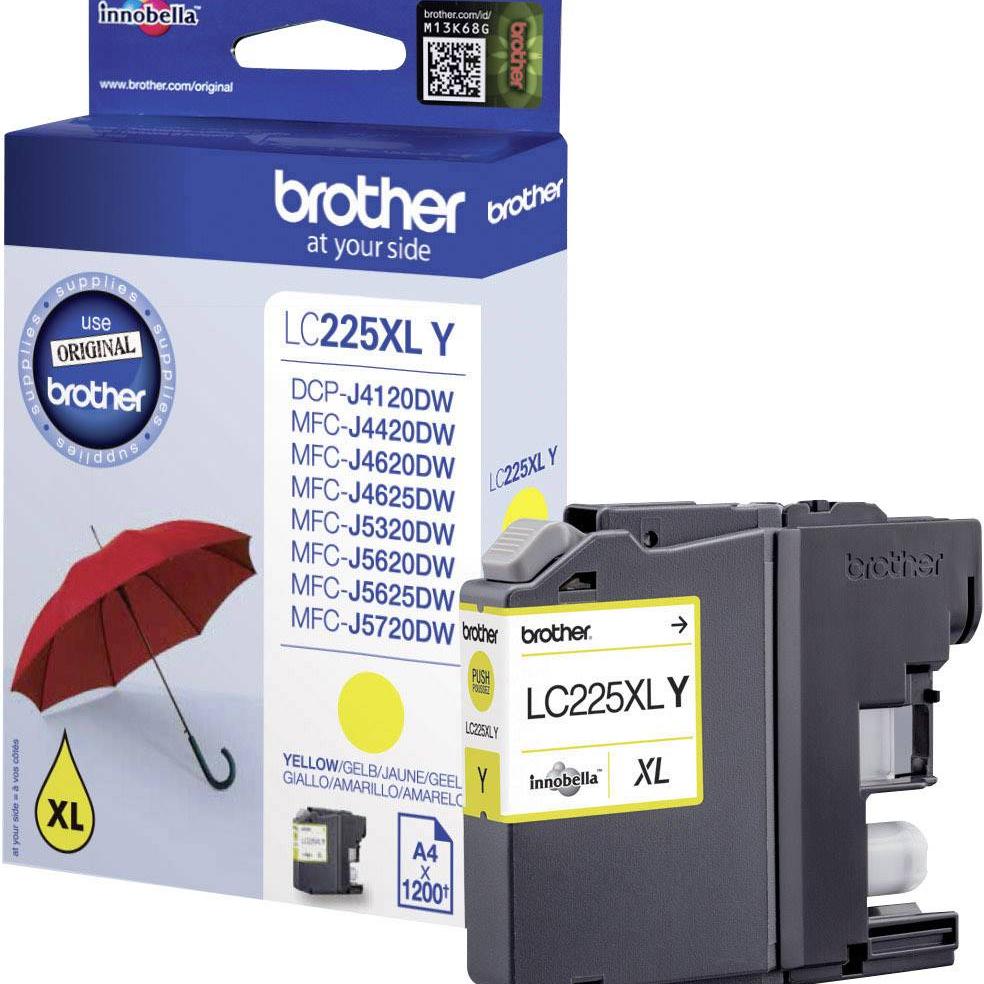 Brother LC225XLY gult XL blekhylki