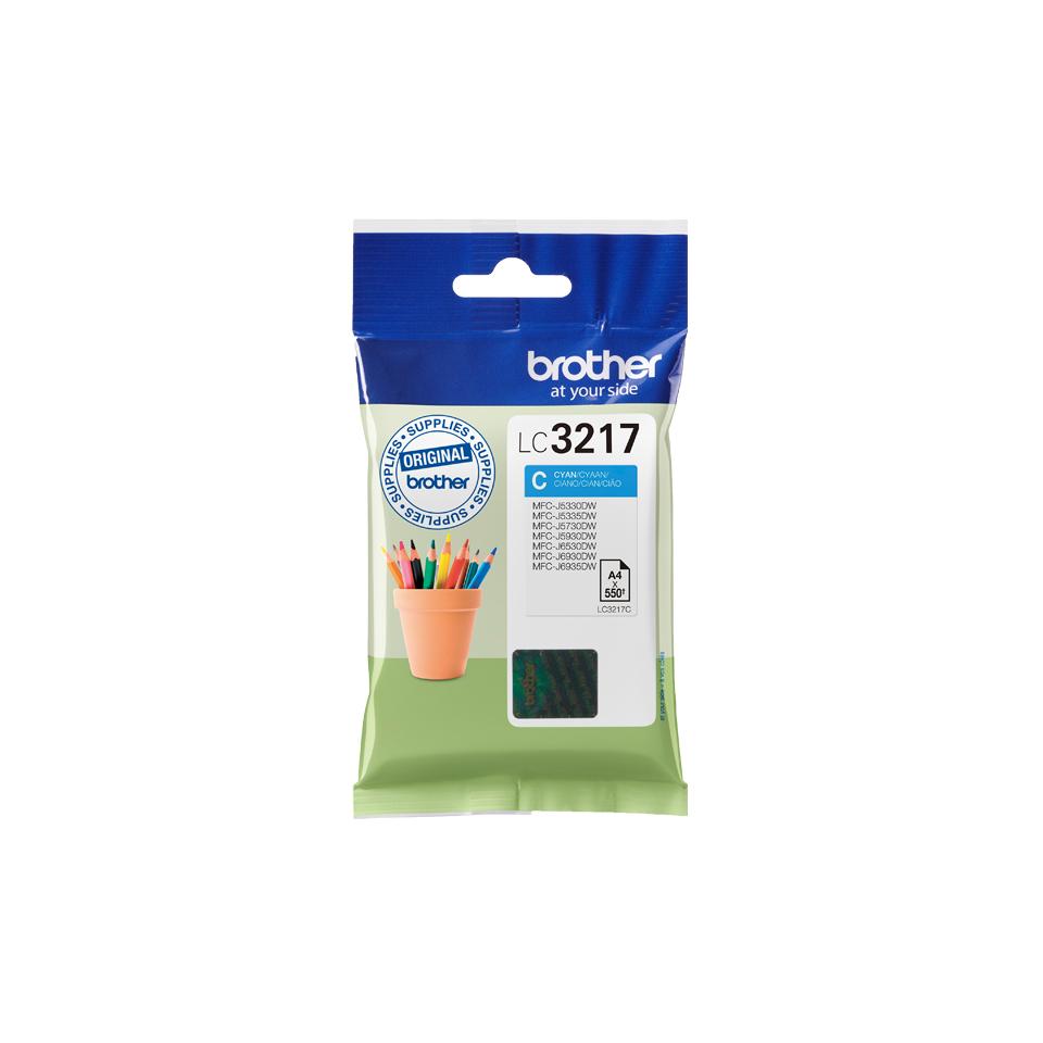 Brother LC3217C blátt blekhylki