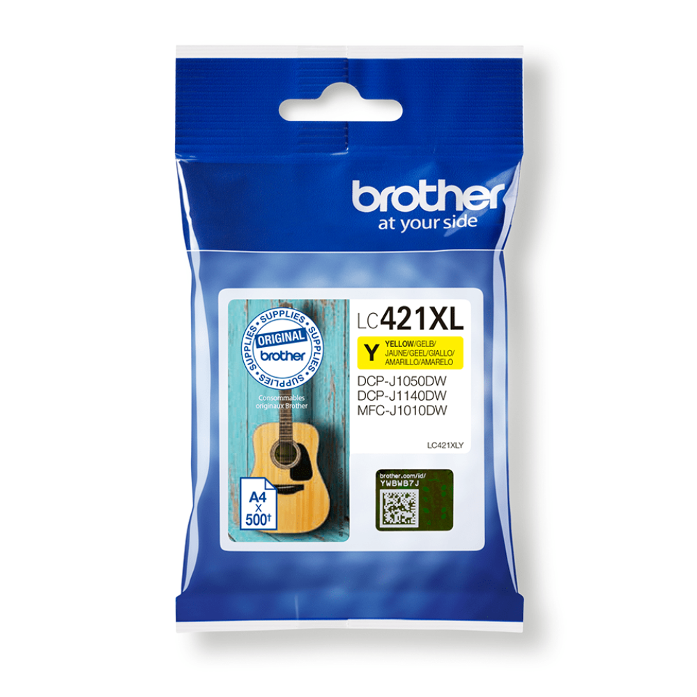 Brother LC421Y gult XL blekhylki