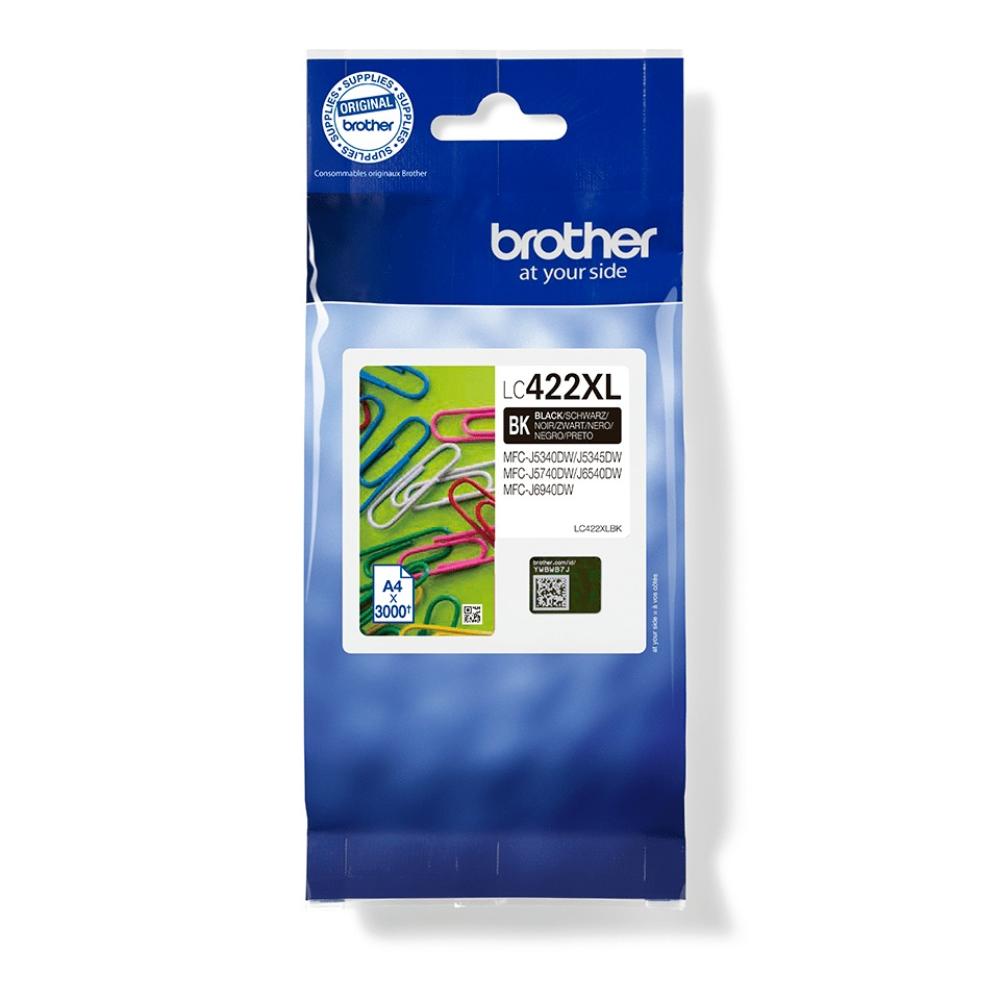 [BROLC422XLBK] Brother LC422XL svart XL blekhylki