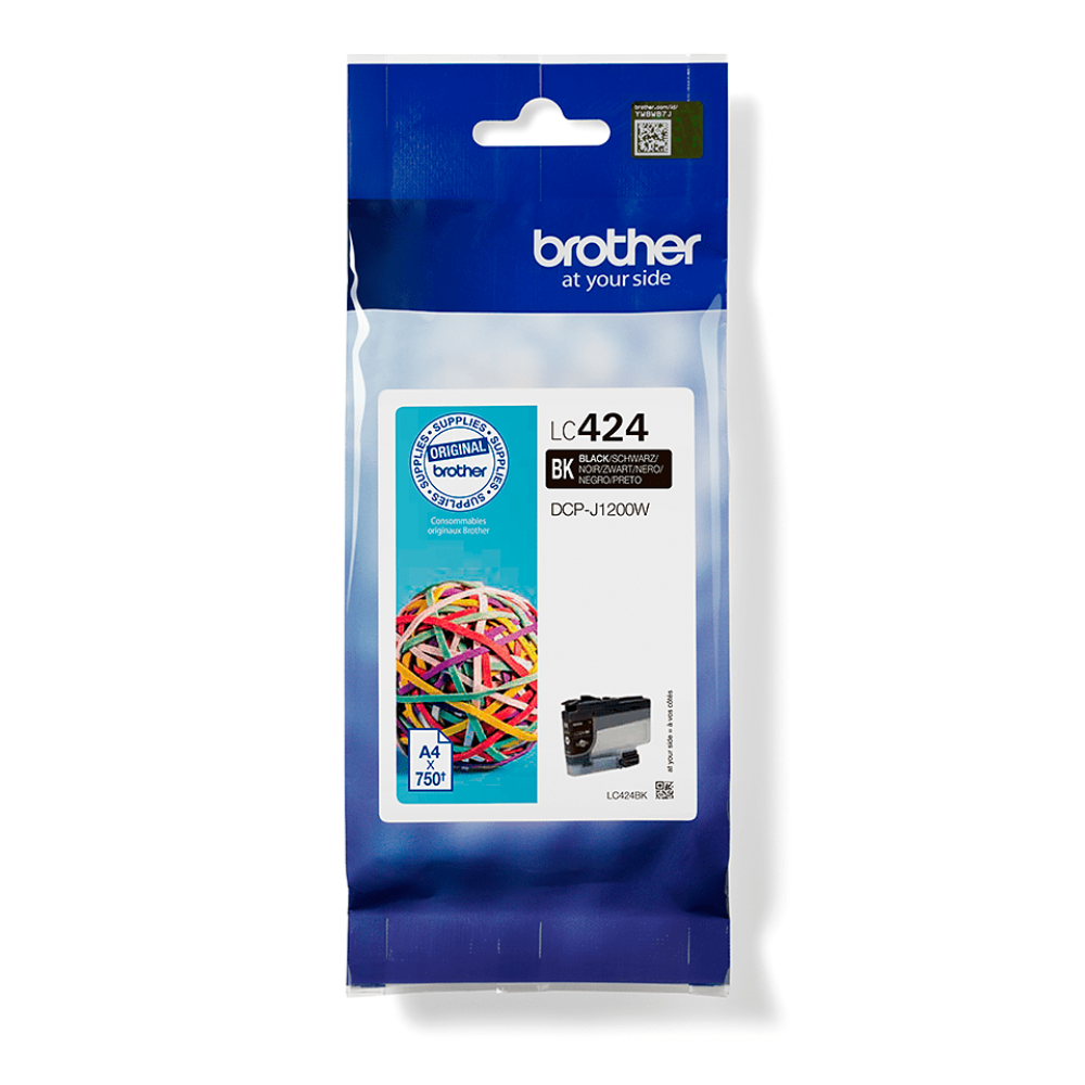 Brother LC424BK svart blekhylki