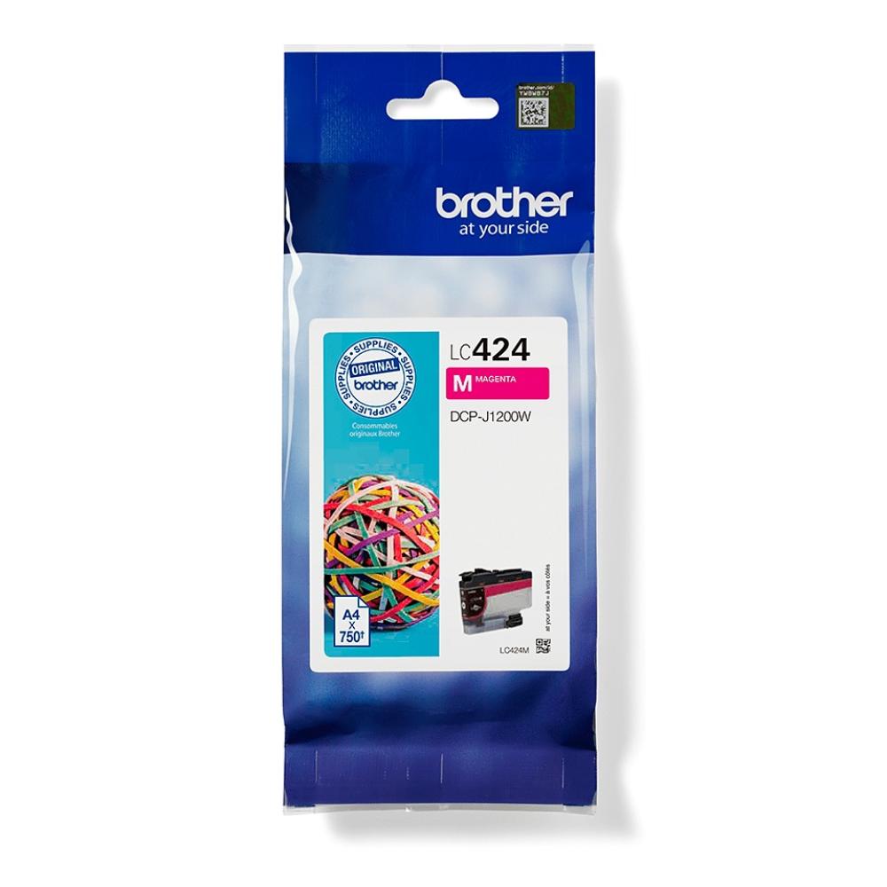Brother LC424M rautt blekhylki