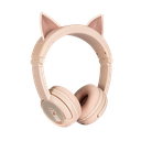 BuddyPhones PlayEars+ CAT þráðlaus BT krakkaheyrnartól, Beige