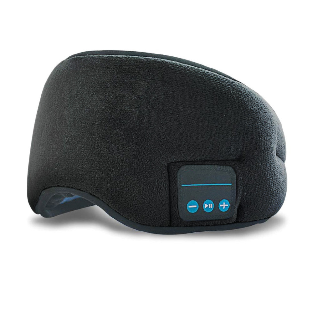 Satzuma Bluetooth svefngríma, svört