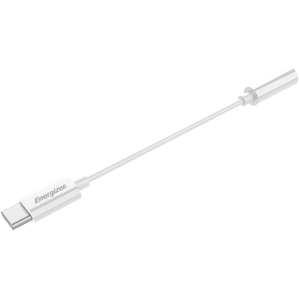 [C112CAWH] Energizer USB-C í 3.5mm AUX jack, breytistykki