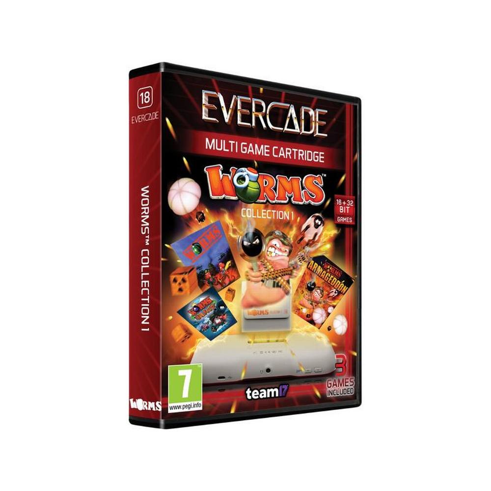 [1168104] Evercade Cartridge - Worms Collection 1