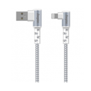 Energizer USB 2.0 A í Lightning 90° kapall, 2 metrar, Hvítur
