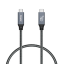 Energizer C84 Metal USB4.0 240W 40Gbps 8K@60Hz C í C kapall, 0,8 metrar, Silfur